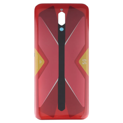ฝาครอบกระจกแบตเตอรี่สำหรับ ZTE Nubia Red Magic 5G NX659J, For ZTE Nubia RedMagic 5G(Red)