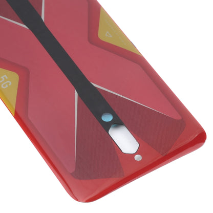 ฝาครอบกระจกแบตเตอรี่สำหรับ ZTE Nubia Red Magic 5G NX659J, For ZTE Nubia RedMagic 5G(Red)