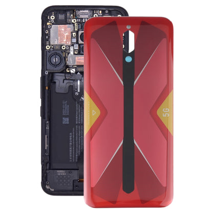 ฝาครอบกระจกแบตเตอรี่สำหรับ ZTE Nubia Red Magic 5G NX659J, For ZTE Nubia RedMagic 5G(Red)