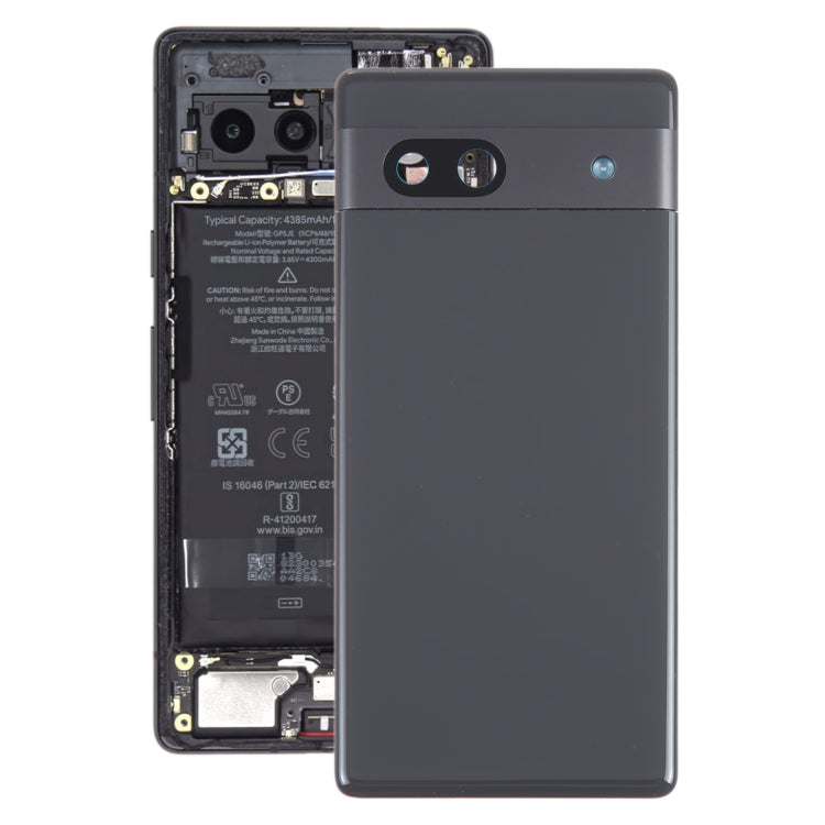 สำหรับฝาหลังแบตเตอรี่เดิมของ Google Pixel 7A พร้อมฝาครอบเลนส์กล้อง, For Google Pixel 7A