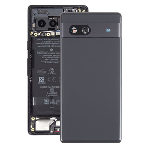 สำหรับฝาหลังแบตเตอรี่เดิมของ Google Pixel 7A พร้อมฝาครอบเลนส์กล้อง, For Google Pixel 7A