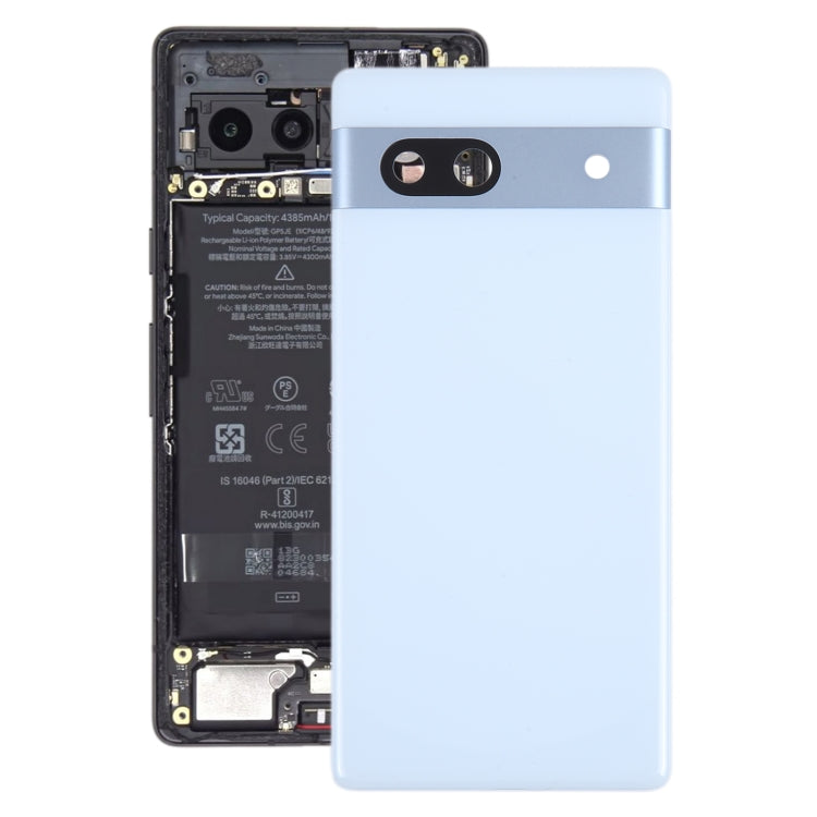 สำหรับฝาหลังแบตเตอรี่เดิมของ Google Pixel 7A พร้อมฝาครอบเลนส์กล้อง, For Google Pixel 7A