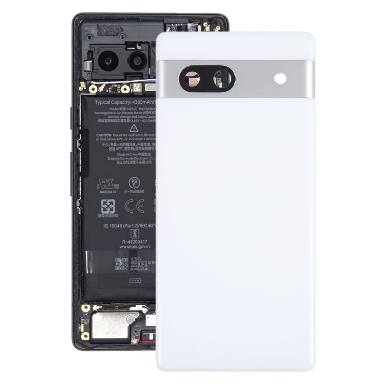 สำหรับฝาหลังแบตเตอรี่เดิมของ Google Pixel 7A พร้อมฝาครอบเลนส์กล้อง, For Google Pixel 7A