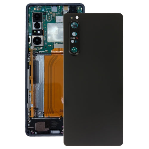 ฝาหลังแบตเตอรี่เดิมพร้อมฝาครอบเลนส์กล้องสำหรับ Sony Xperia 1 II, For Sony Xperia 1 II (Original)