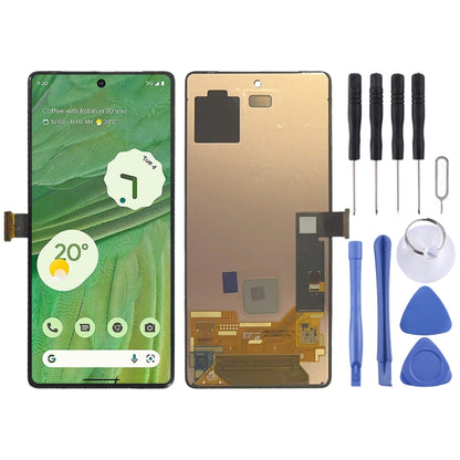 หน้าจอ LCD AMOLED ดั้งเดิมสำหรับ Google Pixel 7 GVU6C, GQML3 พร้อม Digitizer Full Assembly, For Google Pixel 7