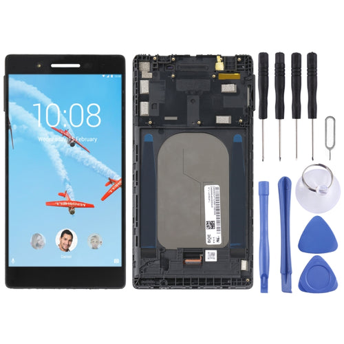 หน้าจอ LCD ต้นฉบับสำหรับ Lenovo Tab 7 TB-7504N TB-7504X TB-7504F TB-7504 Digitizer Full Assembly พร้อมกรอบ, For Lenovo Tab 7