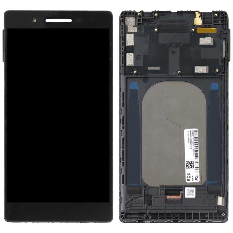 หน้าจอ LCD ต้นฉบับสำหรับ Lenovo Tab 7 TB-7504N TB-7504X TB-7504F TB-7504 Digitizer Full Assembly พร้อมกรอบ, For Lenovo Tab 7