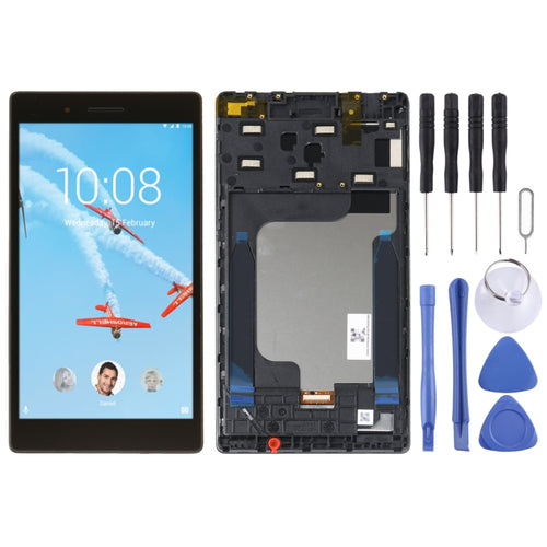 หน้าจอ LCD ต้นฉบับสำหรับ Lenovo Tab 7 Essential TB-7304X TB-7304F TB-7304i TB-7304 Digitizer Full Assembly พร้อมกรอบ, For Lenovo Tab 7 Essential