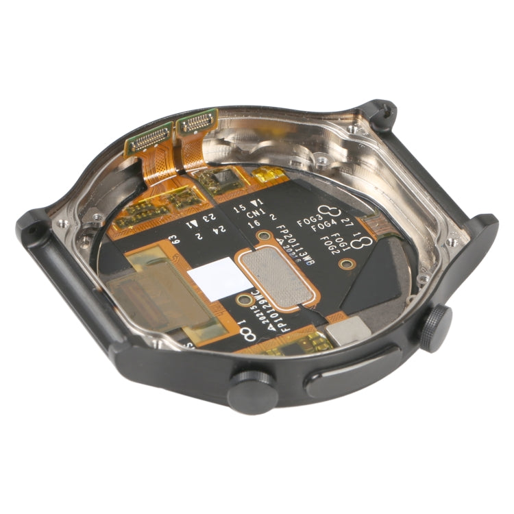 หน้าจอ LCD วัสดุแซฟไฟร์ดั้งเดิมและชุดประกอบDigitizerพร้อมกรอบสำหรับHuawei Watch GT 2 Pro ECG Edition