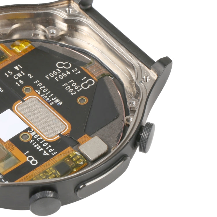หน้าจอ LCD วัสดุแซฟไฟร์ดั้งเดิมและชุดประกอบDigitizerพร้อมกรอบสำหรับHuawei Watch GT 2 Pro ECG Edition