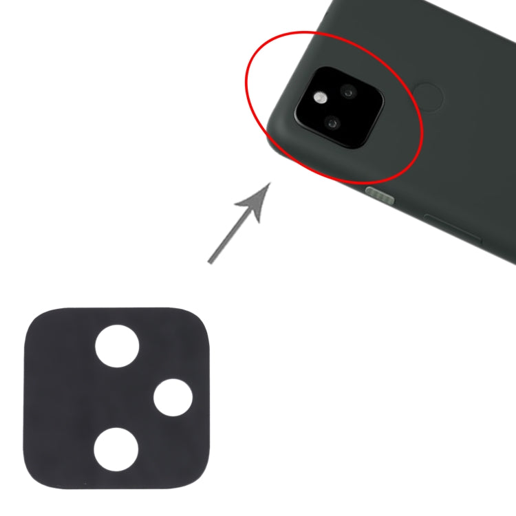 สำหรับ Google Pixel 5a 10 ชิ้นเลนส์กล้องด้านหลัง, For Google Pixel 5a (10pcs)