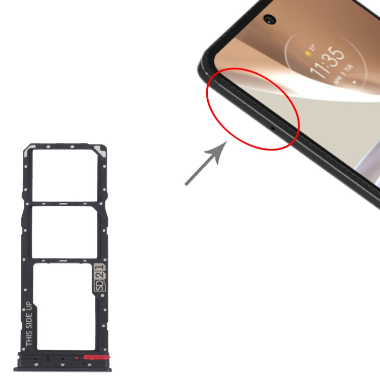สำหรับ Motorola Moto G32 ถาดซิมการ์ด + ถาดซิมการ์ด + ถาดการ์ด Micro SD, For Motorola Moto G32