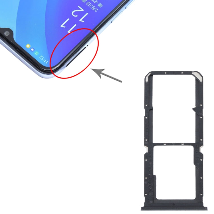 สำหรับ OPPO A55 5G/A53S 5G ถาดซิมการ์ด + ถาดซิมการ์ด + ถาดการ์ด Micro SD, For OPPO A55 5G / A53S 5G