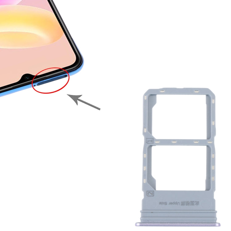 สำหรับVivo Y55S 5Gถาดซิมการ์ด + ถาดซิมการ์ด, For vivo Y55S 5G