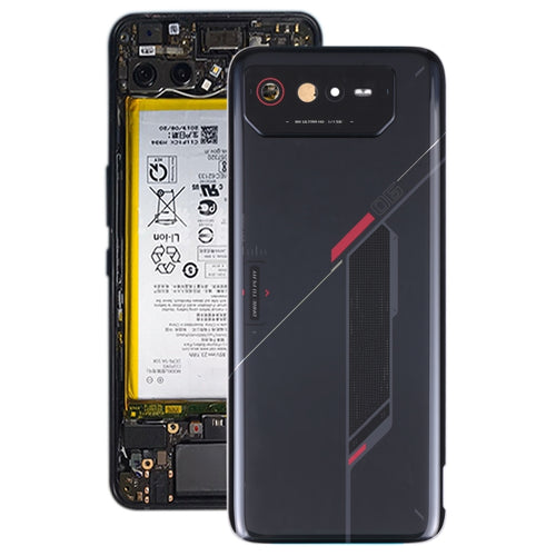 ฝาหลังแบตเตอรี่แก้วสำหรับ ASUS ROG โทรศัพท์ 6 AI2201-C AI2201-F, For Asus ROG Phone 6(Original)
