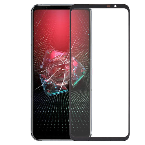 สำหรับ Asus ROG โทรศัพท์ 5 Pro ZS673KS หน้าจอด้านหน้าเลนส์กระจกด้านนอกพร้อม OCA กาวใสแบบใส, For Asus ROG Phone 5 Pro