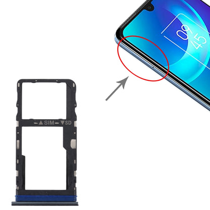 สำหรับ TCL 30 / 30+ / 30 5G ถาดซิมการ์ดดั้งเดิม + ถาดการ์ด Micro SD, For TCL 30 / 30+ / 30 5G
