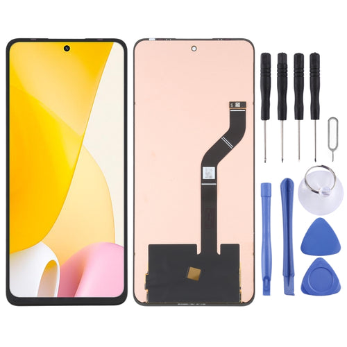 หน้าจอ LCD AMOLED ดั้งเดิมสำหรับ Xiaomi 12 Lite พร้อมชุดประกอบDigitizer, For Xiaomi 12 Lite(Original)