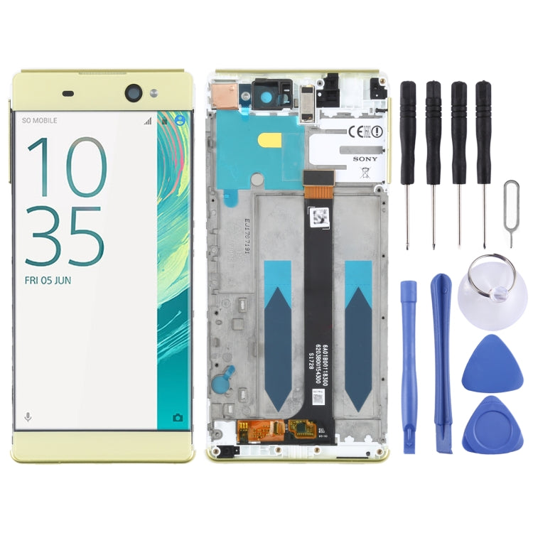 หน้าจอ LCD ต้นฉบับสำหรับ Sony Xperia XA Ultra F3212 Digitizer Full Assembly พร้อมกรอบ, For Sony Xperia XA Ultra(Original)
