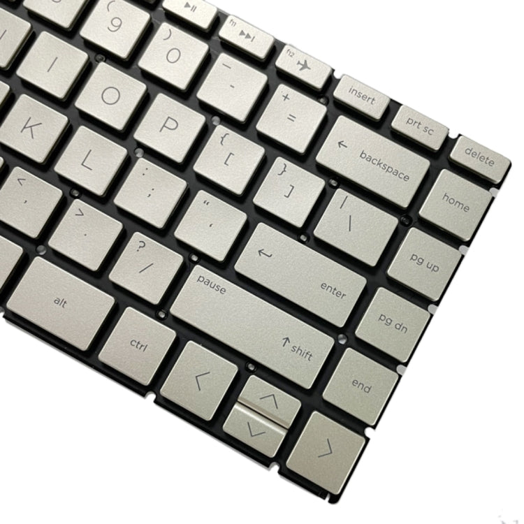 US Version คีย์บอร์ดพร้อมไฟพื้นหลังสำหรับ HP Pavilion x360 14-CE 14-DH 14-cd 14m-cd 14t-cd 14-CE000 L47854-171, For HP Pavilion x360 (Gold), For HP Pavilion x360  (Silver)