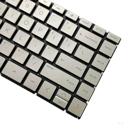 US Version คีย์บอร์ดพร้อมไฟพื้นหลังสำหรับ HP Pavilion x360 14-CE 14-DH 14-cd 14m-cd 14t-cd 14-CE000 L47854-171, For HP Pavilion x360 (Gold), For HP Pavilion x360  (Silver)