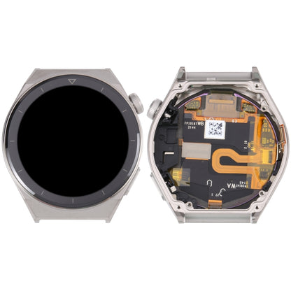 Original Sapphire วัสดุหน้าจอ LCD สำหรับ Huawei Watch GT 3 Pro 46 มม.Digitizer Full Assembly พร้อมกรอบ, For Huawei Watch GT 3 Pro 46mm(Silver)