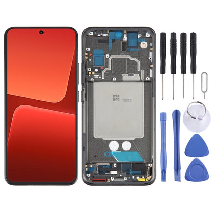 AMOLED หน้าจอ LCD ต้นฉบับสำหรับ Xiaomi 13 Digitizer Full ASSEMBLY พร้อมกรอบ, For Xiaomi 13 (Original)
