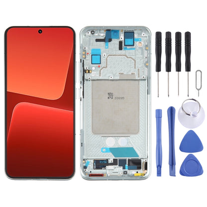 AMOLED หน้าจอ LCD ต้นฉบับสำหรับ Xiaomi 13 Digitizer Full ASSEMBLY พร้อมกรอบ, For Xiaomi 13 (Original)