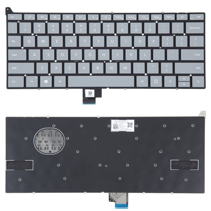 แป้นพิมพ์เวอร์ชันสหรัฐอเมริกาพร้อมปุ่มเปิดปิดสำหรับ Microsoft Surface Laptop Go 1934, For Microsoft Surface Laptop Go 1934