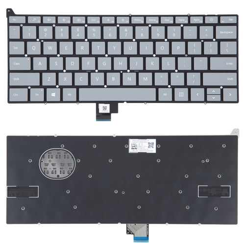 แป้นพิมพ์เวอร์ชันสหรัฐอเมริกาพร้อมปุ่มเปิดปิดสำหรับ Microsoft Surface Laptop Go 1934, For Microsoft Surface Laptop Go 1934