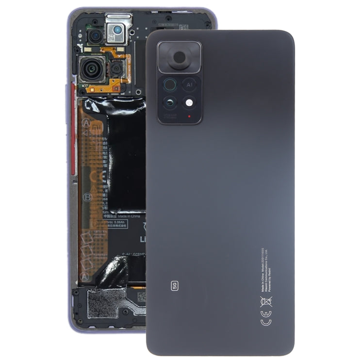สำหรับ Xiaomi Redmi หมายเหตุ 11 Pro + 5G อินเดียฝาหลังแบตเตอรี่เดิมพร้อมฝาครอบเลนส์กล้อง, For Xiaomi Redmi Note 11 Pro+ 5G India(Original)