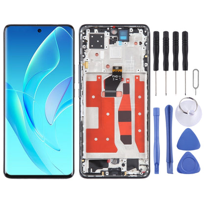 หน้าจอ LCD ดั้งเดิมสำหรับ Honor 60 Pro Digitizer สมัชชาเต็มรูปแบบพร้อมกรอบ, For Honor 60 Pro (Original)