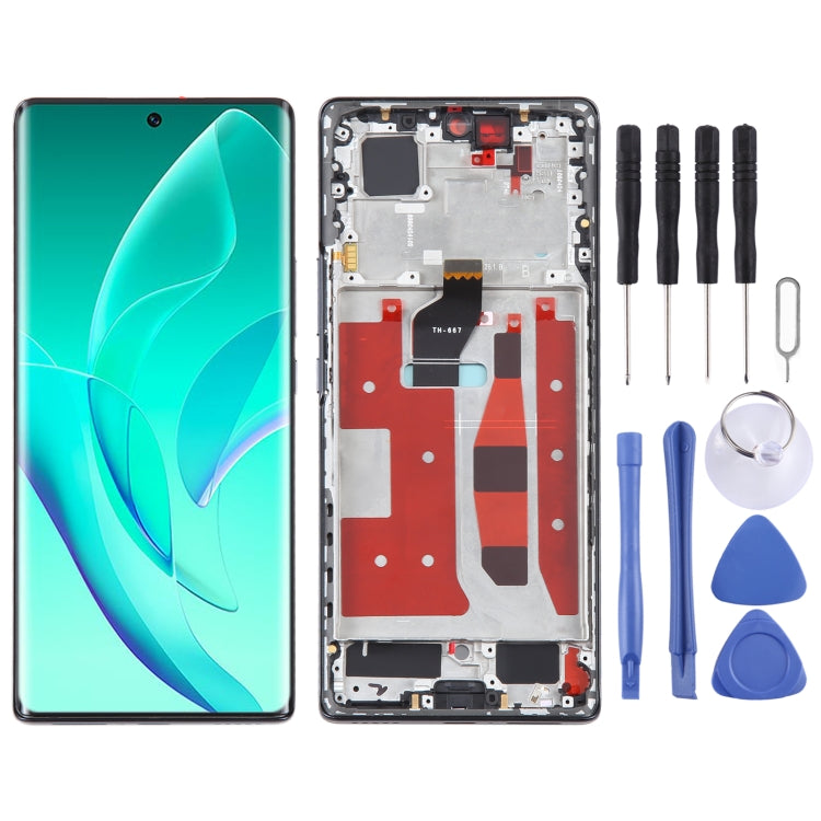 หน้าจอ LCD ดั้งเดิมสำหรับ Honor 60 Digitizer สมัชชาเต็มรูปแบบพร้อมกรอบ, For Honor 60 (Original)
