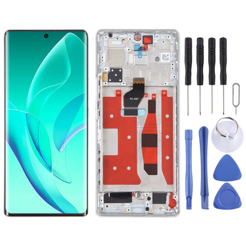 หน้าจอ LCD ดั้งเดิมสำหรับ Honor 60 Digitizer สมัชชาเต็มรูปแบบพร้อมกรอบ, For Honor 60 (Original)