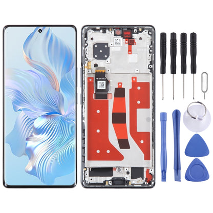 หน้าจอ LCD ดั้งเดิมสำหรับ Honor 80 Digitizer สมัชชาเต็มรูปแบบพร้อมกรอบ, For Honor 80 (Original), For Huawei P50 Pro (Original)
