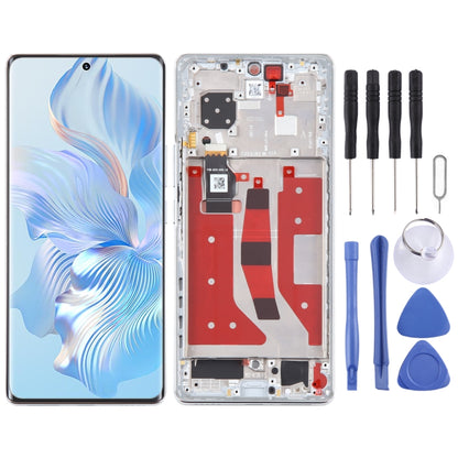 หน้าจอ LCD ดั้งเดิมสำหรับ Honor 80 Digitizer สมัชชาเต็มรูปแบบพร้อมกรอบ, For Honor 80 (Original), For Huawei P50 Pro (Original)