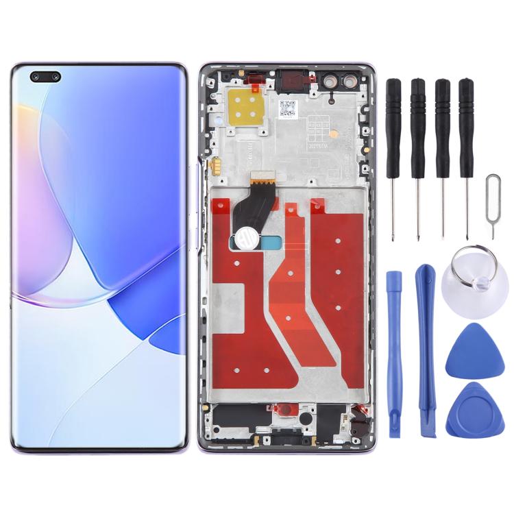 หน้าจอ LCD ต้นฉบับสำหรับ Huawei nova 9 Pro Digitizer สมัชชาเต็มรูปแบบพร้อมกรอบ, For Huawei nova 9 Pro (Original)