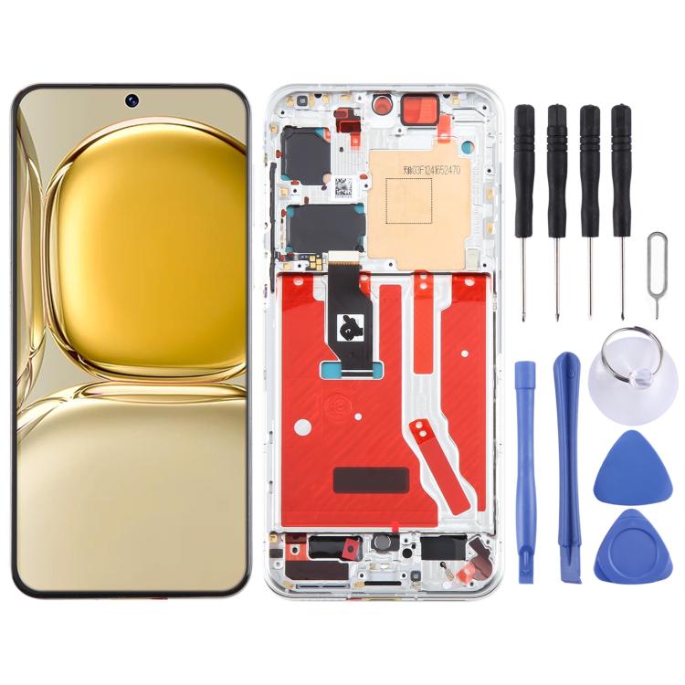 หน้าจอ LCD ดั้งเดิมสำหรับ Huawei P50 Digitizer สมัชชาเต็มรูปแบบพร้อมกรอบ, For Huawei P50 (Original)