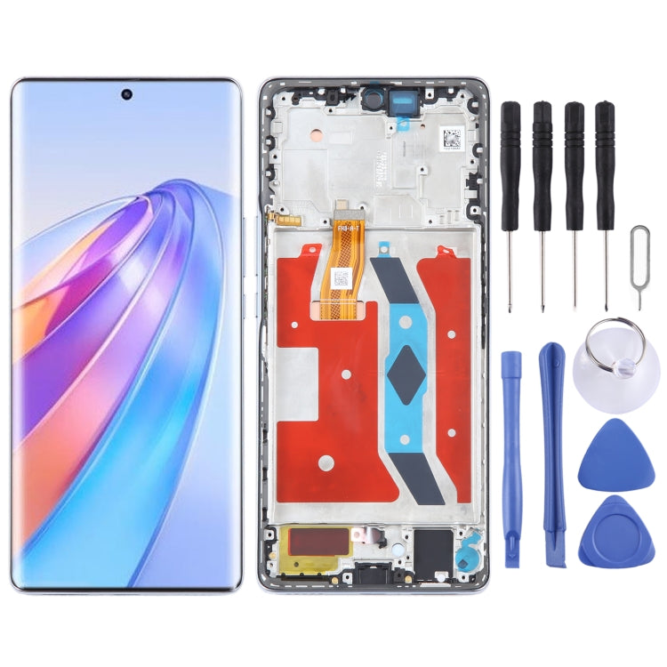 หน้าจอ LCD ดั้งเดิมสำหรับ Honor X40 Digitizer สมัชชาเต็มรูปแบบพร้อมกรอบ, For Honor X40  (Original)