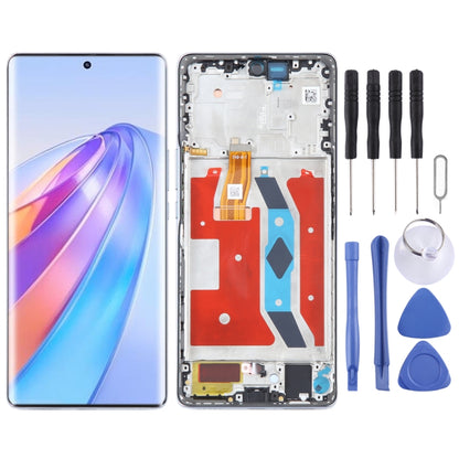 หน้าจอ LCD ดั้งเดิมสำหรับ Honor X40 Digitizer สมัชชาเต็มรูปแบบพร้อมกรอบ, For Honor X40  (Original)
