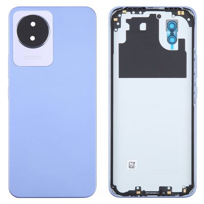 สำหรับ vivo Y02 ฝาหลังแบตเตอรี่เดิมพร้อมฝาครอบเลนส์กล้อง, For vivo Y02(Original)