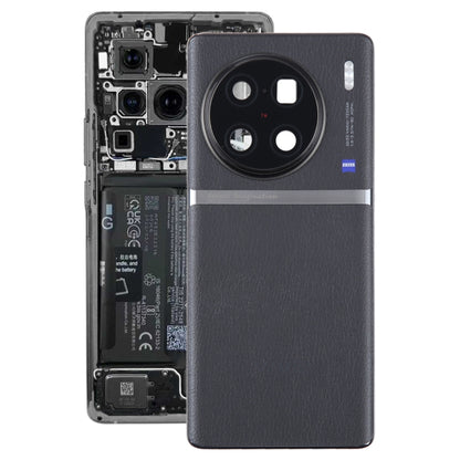 สำหรับ vivo X90 Pro+ ฝาหลังแบตเตอรี่เดิมพร้อมฝาครอบเลนส์กล้อง, For vivo X90 Pro+(Original with Camera Lens), For vivo X90 Pro+