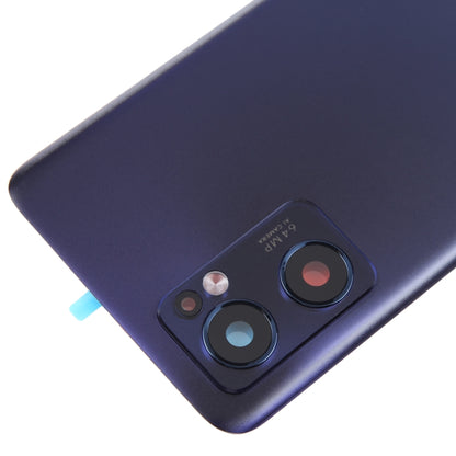 สำหรับ OPPO Reno7 5G ฝาหลังแบตเตอรี่เดิมพร้อมฝาครอบเลนส์กล้อง, For OPPO Reno7 5G(Original)