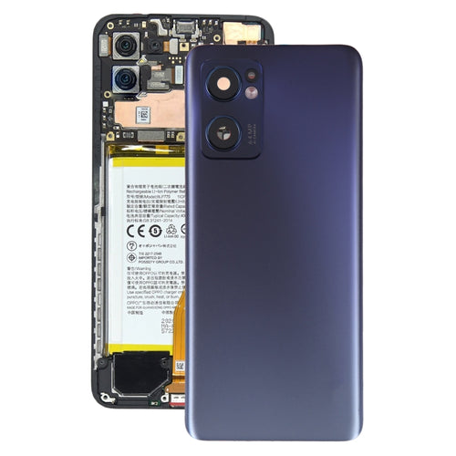 สำหรับ OPPO Reno7 5G ฝาหลังแบตเตอรี่เดิมพร้อมฝาครอบเลนส์กล้อง, For OPPO Reno7 5G(Original)