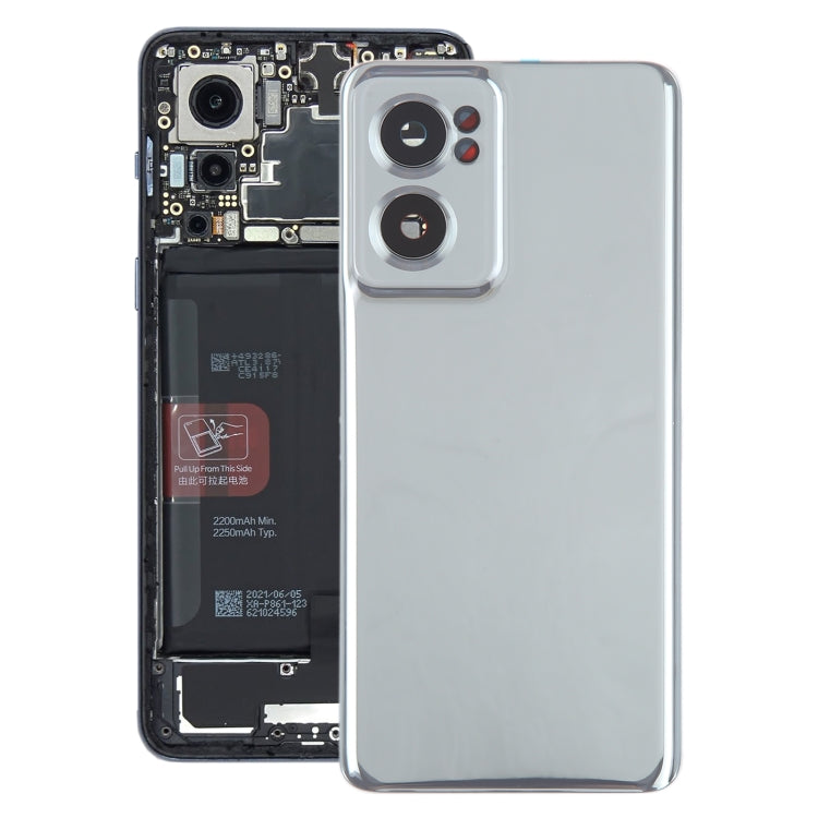สำหรับ OnePlus Nord CE 2 5G ฝาหลังแบตเตอรี่เดิมพร้อมฝาครอบเลนส์กล้อง, For OnePlus Nord CE 2 5G(Original)