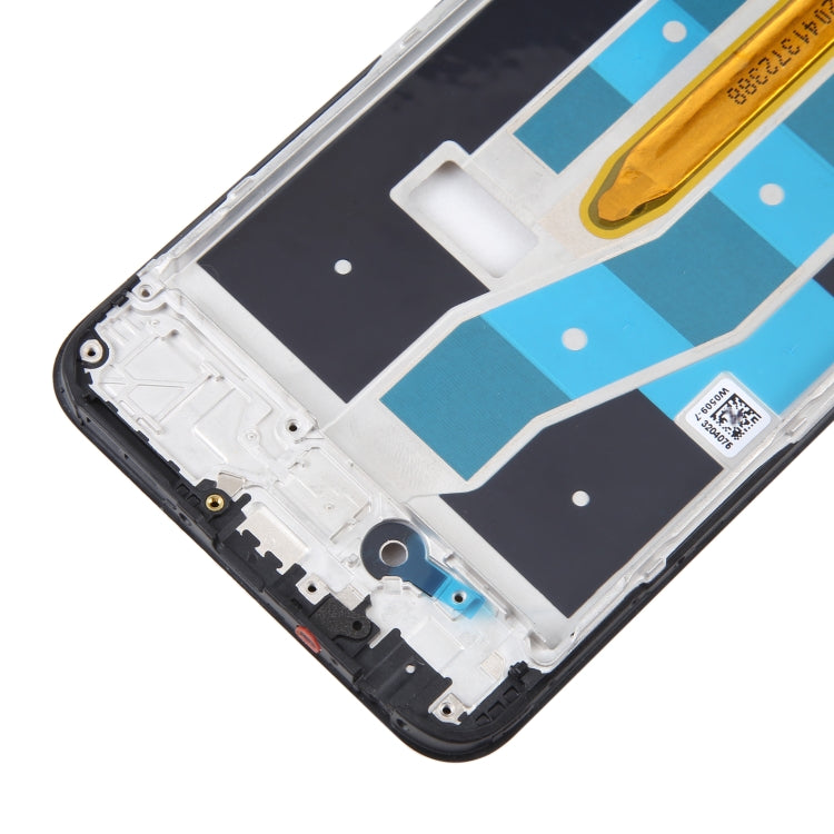สำหรับ Realme V25 ที่อยู่อาศัยด้านหน้าเดิมกรอบแผ่นกรอบจอ LCD, For Realme V25