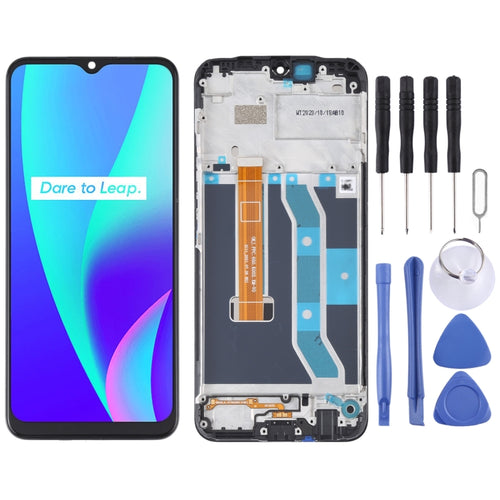 หน้าจอแอลซีดีต้นฉบับและชุดประกอบDigitizerพร้อมกรอบสำหรับOPPO Realme C15 RMX2180(เวอร์ชั่นQualcomm), For OPPO Realme C15 (Qualcomm)
