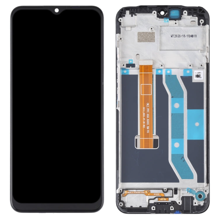 หน้าจอแอลซีดีต้นฉบับและชุดประกอบDigitizerพร้อมกรอบสำหรับOPPO Realme C15 RMX2180(เวอร์ชั่นQualcomm), For OPPO Realme C15 (Qualcomm)