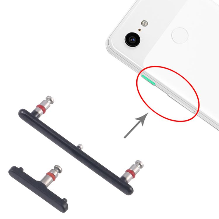 สำหรับปุ่มเปิดปิดเดิม + ปุ่มควบคุมระดับเสียงของ Google Pixel 3, For Google Pixel 3 (Original)