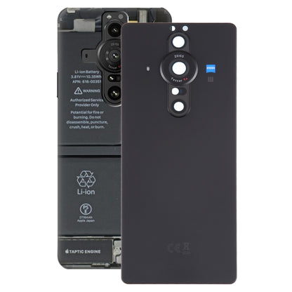 สำหรับ Sony Xperia Pro-I ฝาหลังแบตเตอรี่เดิมพร้อมฝาครอบเลนส์กล้อง, For Sony Xperia Pro-I (Original)